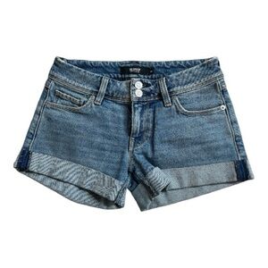 Hudson Low Rise Cuffed Denim Shorts sz 24
